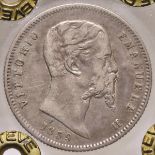 SAVOIA. Vittorio Emanuele II, Re Eletto (1859-1861) - Lira 1859 Bologna. Pagani 438. [...]