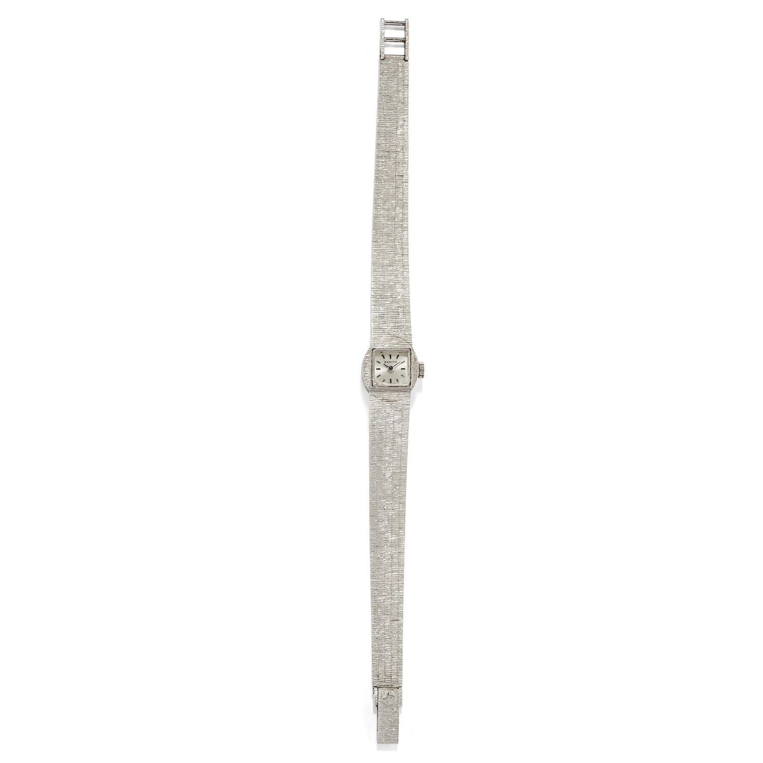 Zenith - A 18K white gold lady's wristwatch, Zenith, defects - A 18K white gold [...]