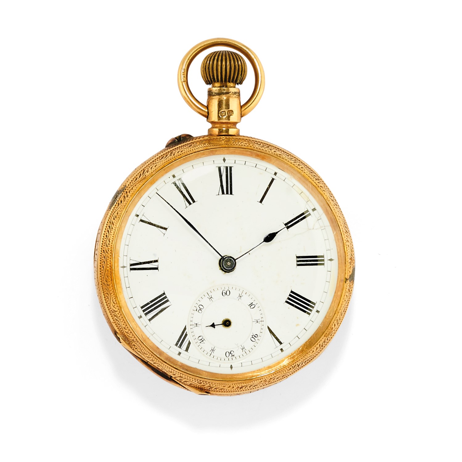 A 18K yellow gold pocket watch - A 18K yellow gold pocket watch - Weight g 80,70 [...]