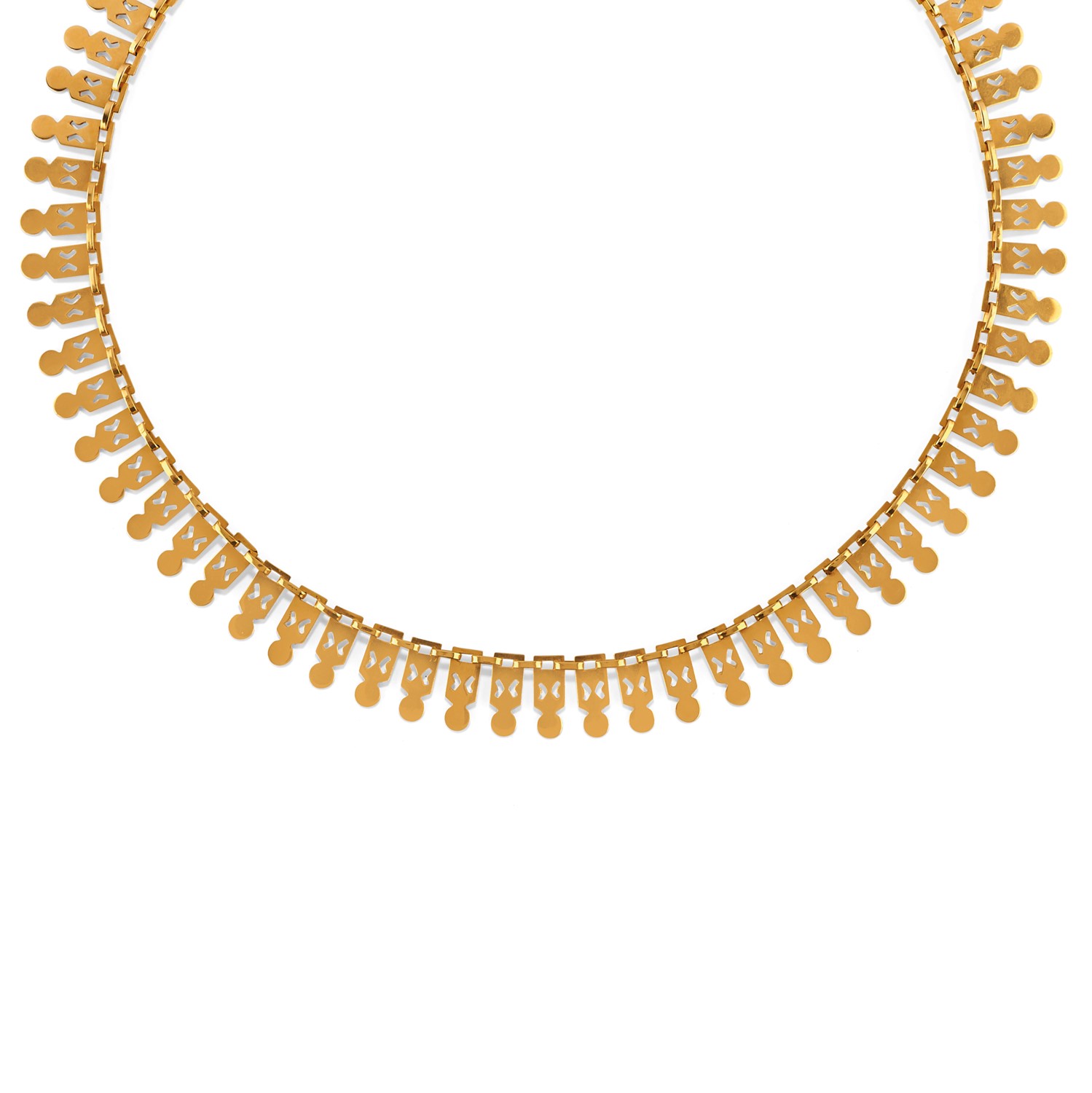 A 18K yellow gold necklace, circa 1950 - A 18K yellow gold necklace, circa 1950 - [...]