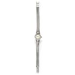 Movado - A 18K white gold lady's wristwatch, Movado - A 18K white gold lady's [...]