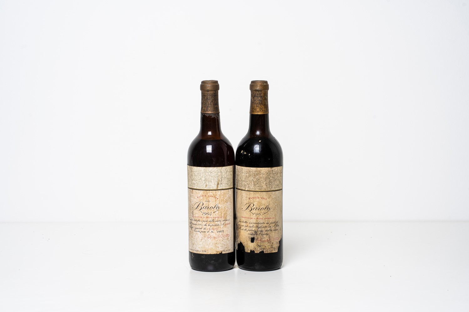 Barolo / Barolo Ceretto - Piemonte - 1964 (1 bt) 1965 (1 bt) - Notes: - 1964 (1 [...]