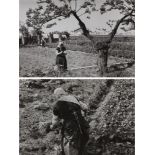 Edouard Boubat (1923-1999) - Untitled (Countrywoman), years 1950 - Two gelatin [...]