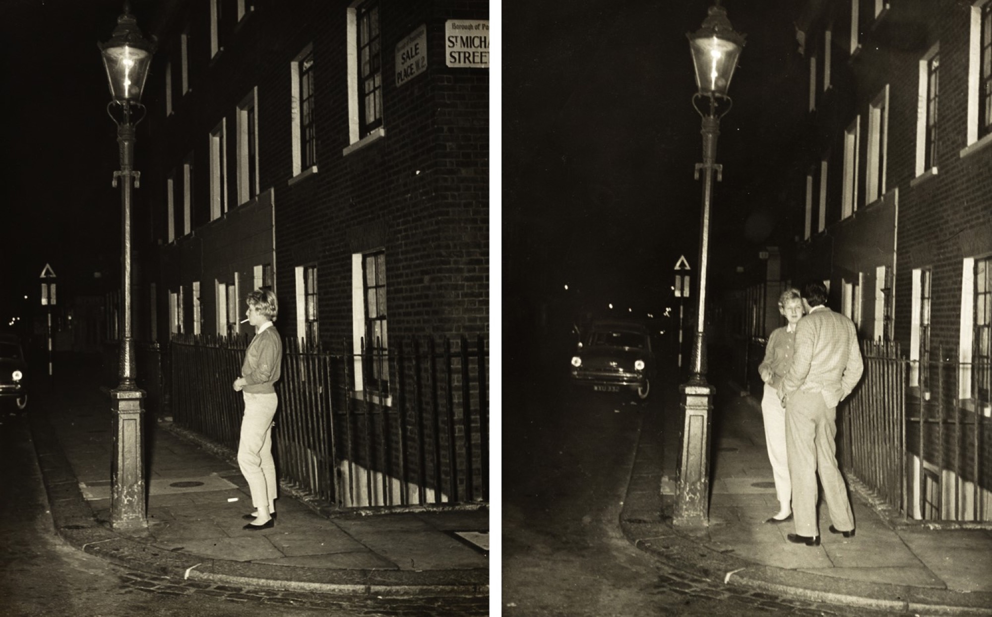 Anonimo - London Prostitution, 1954 - Two vintage gelatin silver prints - Each 9.9 x [...]