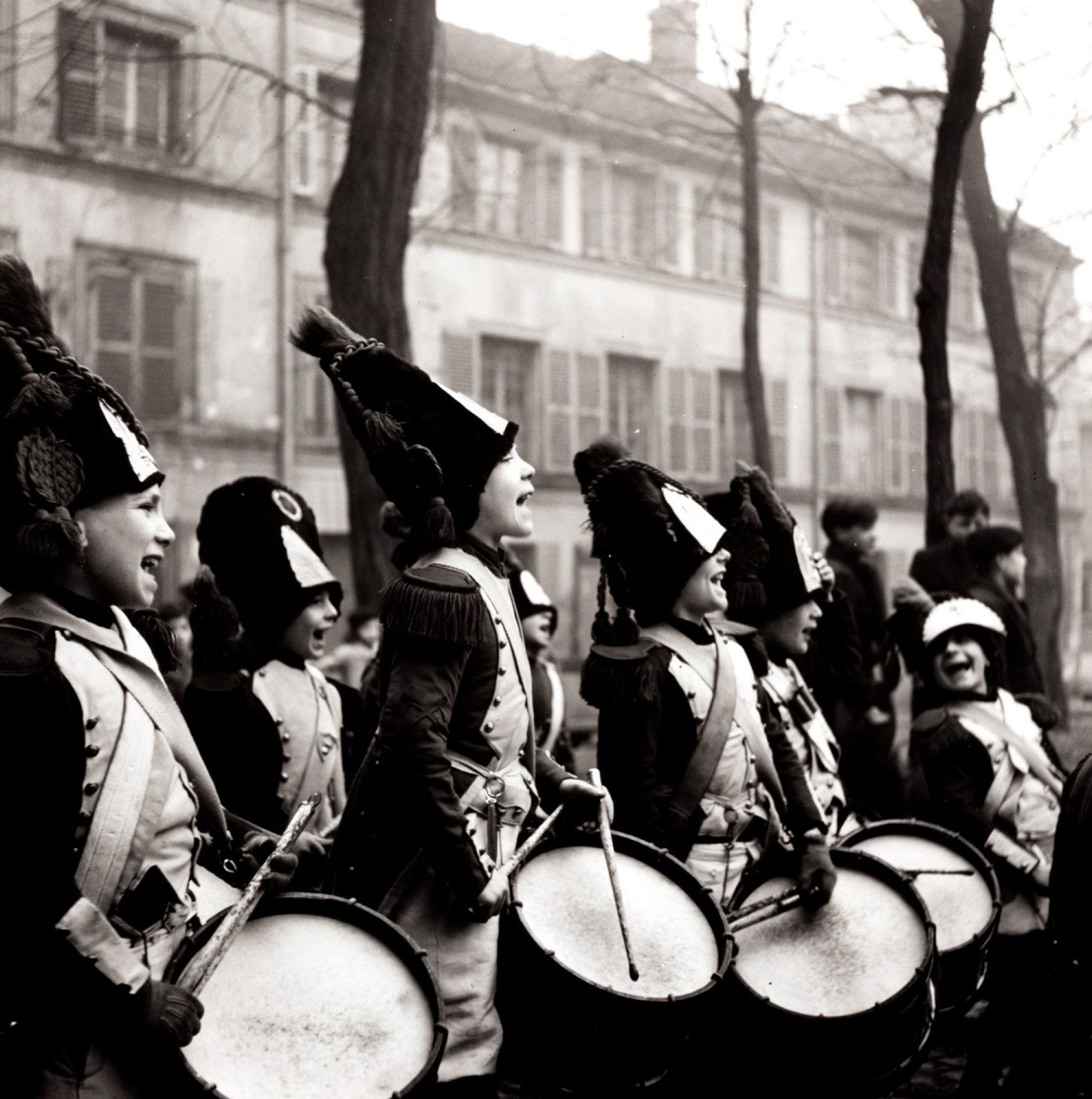 Robert Doisneau (1912-1994) - Untitled (Musical band), Years 1940 - Gelatin silver [...]
