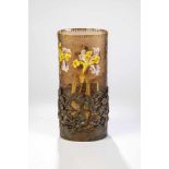 Vase mit Lilie und MetallmontierungLegras & Cie., Verreries de Saint-Denis, um 1900 -