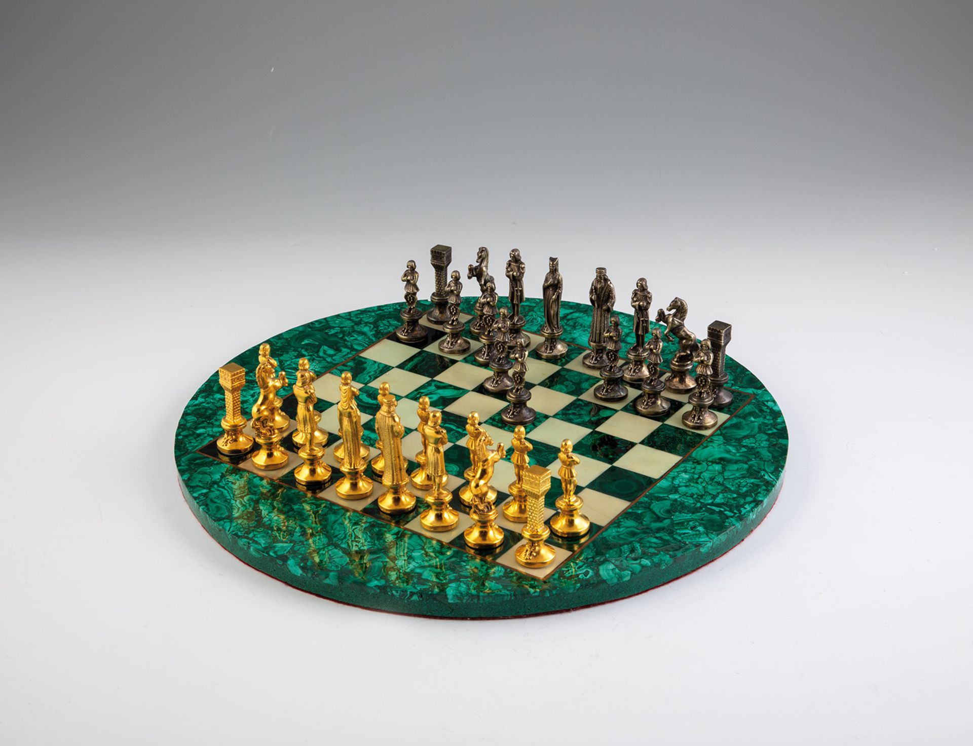 Malachit-Schachspiel