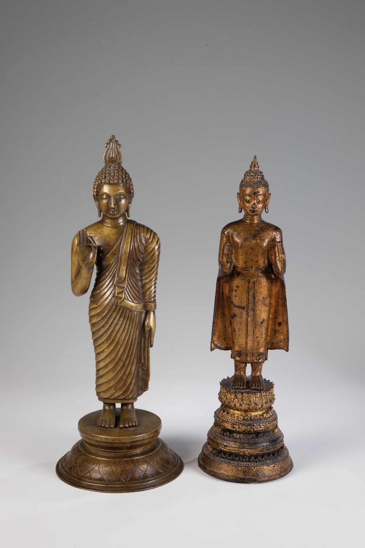 Konvolut zwei Buddha's