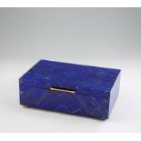 Große Schatulle aus Lapis-Lazuli