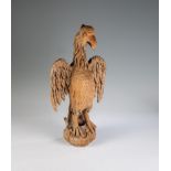 Holzskulptur Adler