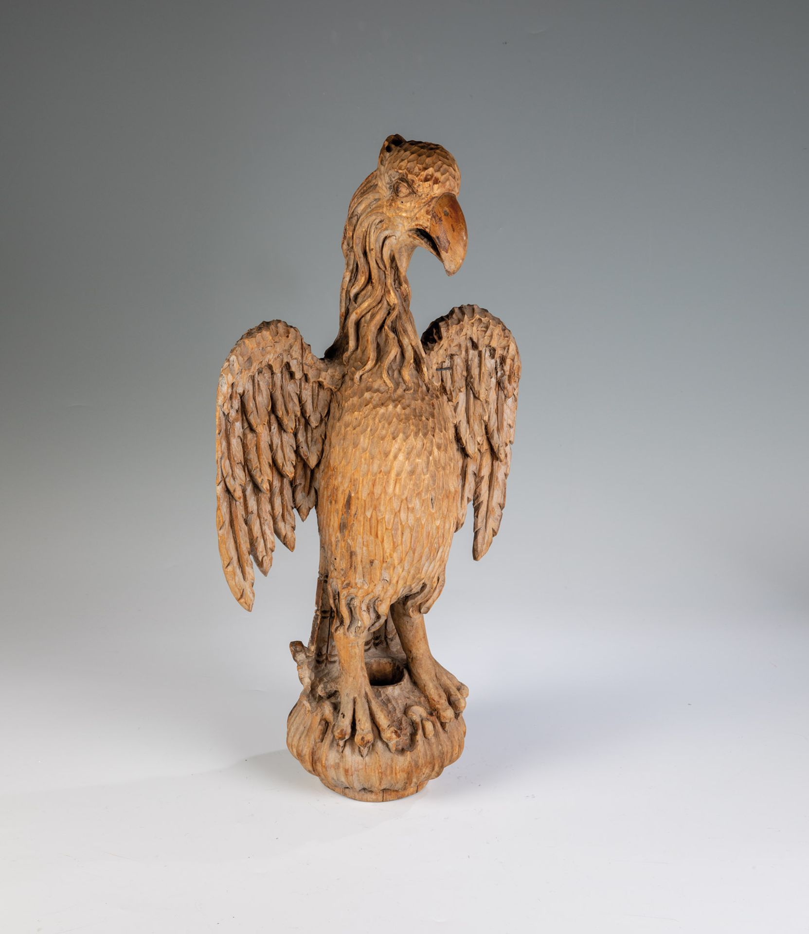 Holzskulptur Adler