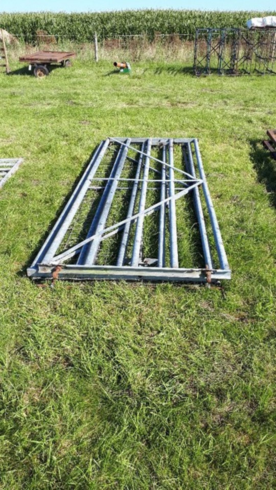 3 x Galvanised Gate