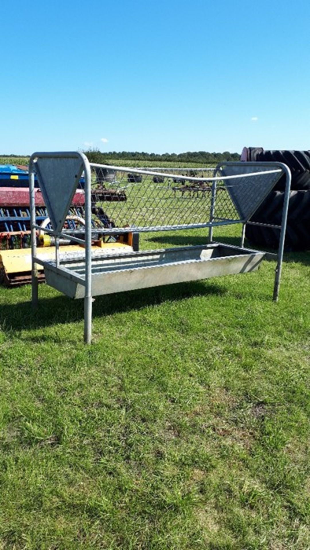 Portable Cattle Hayrack And Manger Unit