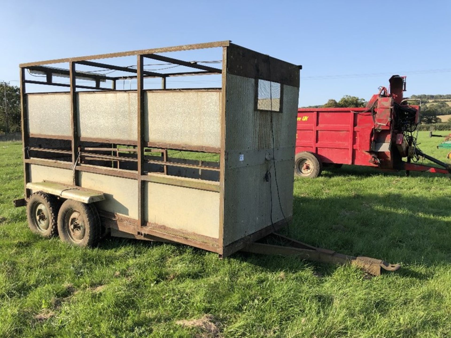 Livestock Trailer, open top, 10ft, twin axle