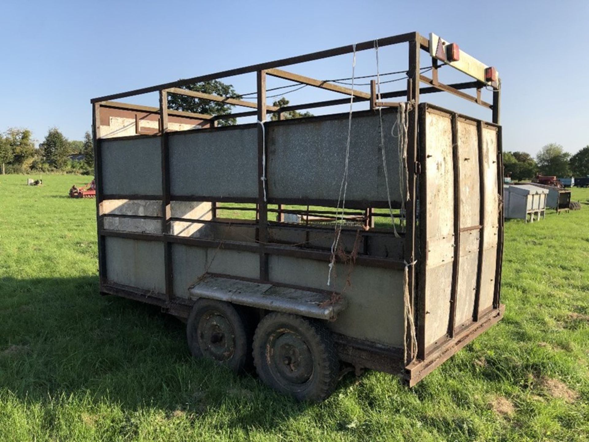 Livestock Trailer, open top, 10ft, twin axle - Image 2 of 2