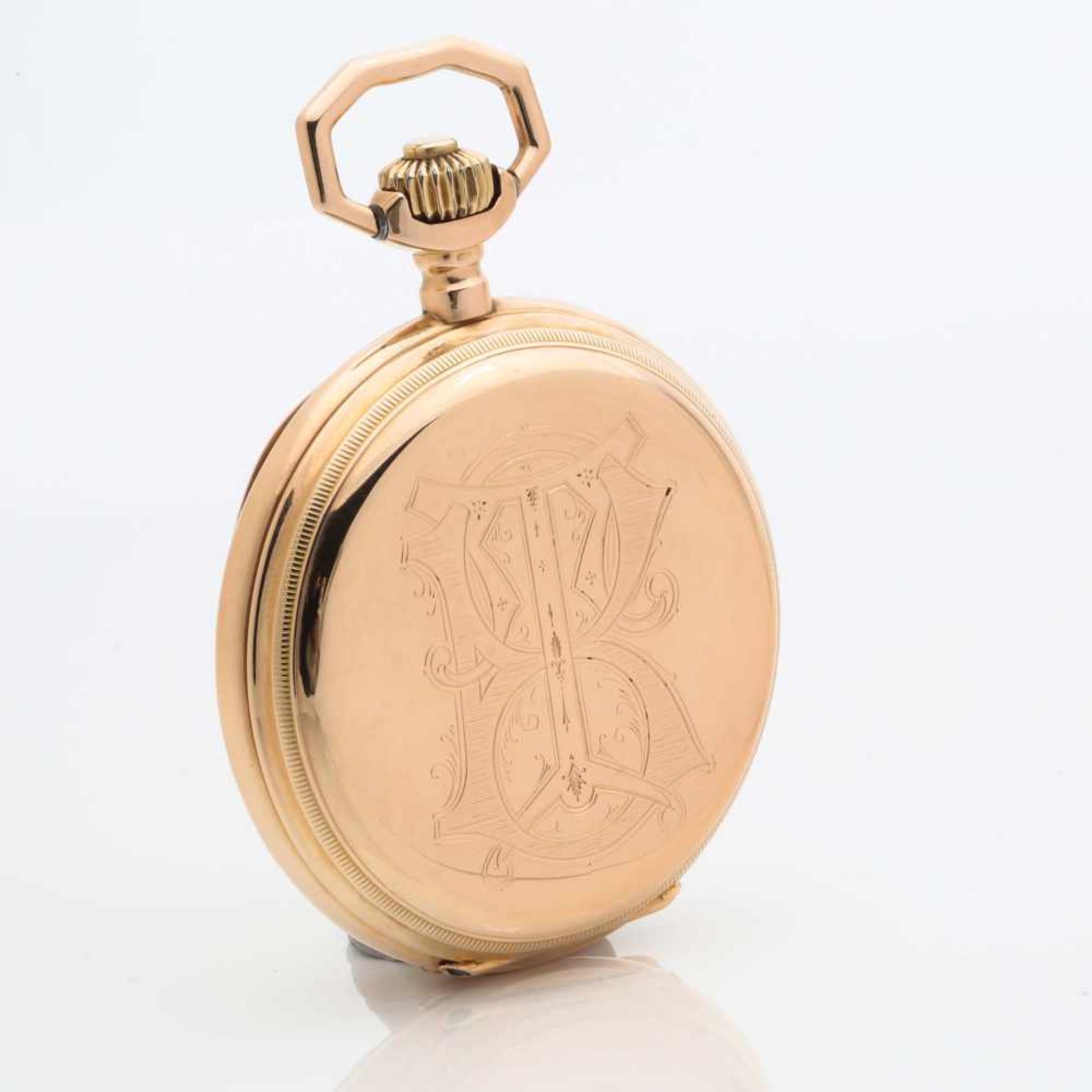 GLASHÜTTE POCKET WATCH 14K GOLD<