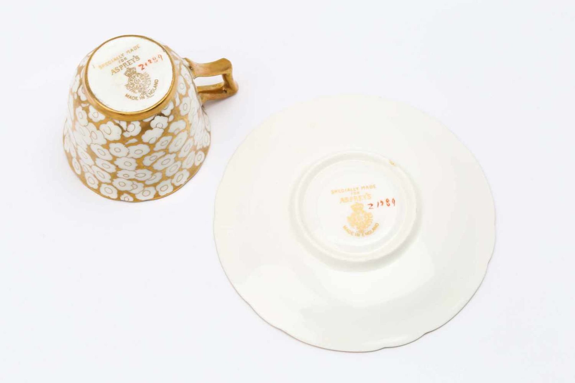 ROYAL WORCESTER / ASPREY TEA SERVICE - Bild 6 aus 7