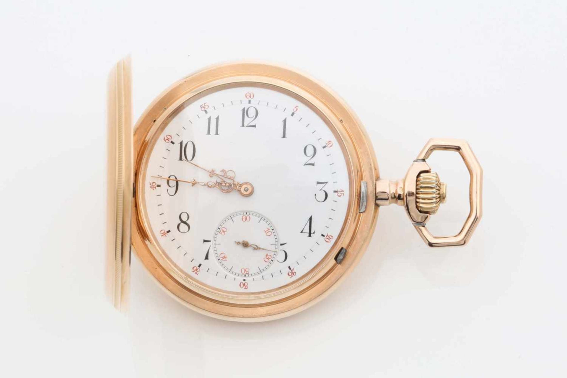 GLASHÜTTE POCKET WATCH 14K GOLD< - Bild 4 aus 7