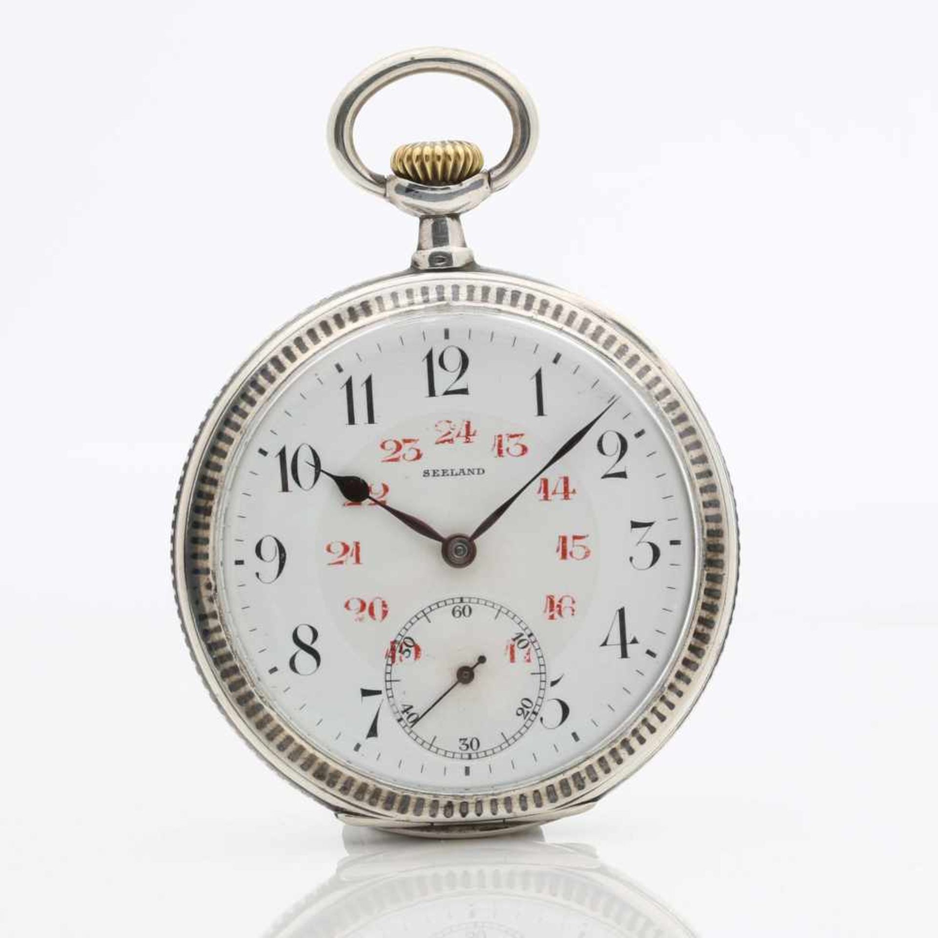 SEELAND POCKET WATCH WITH HUNTING SCENE