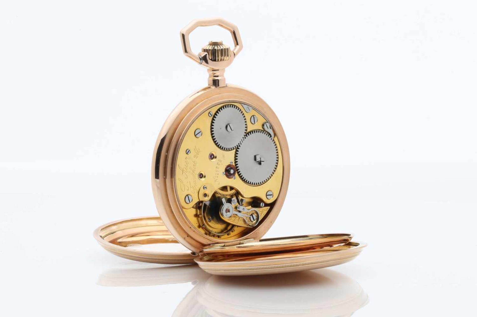 GLASHÜTTE POCKET WATCH 14K GOLD< - Bild 7 aus 7