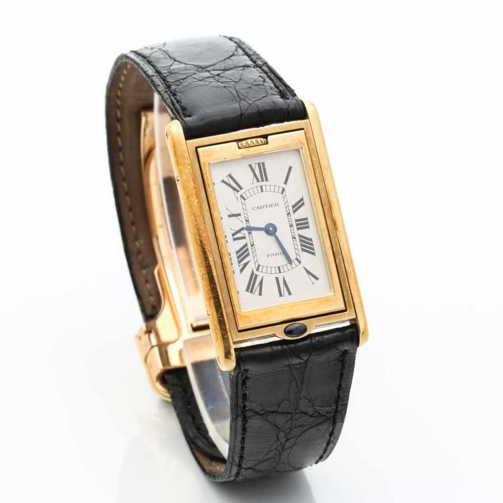 CARTIER TANK BASCULANTE GOLD HANDWINDING - Bild 2 aus 5