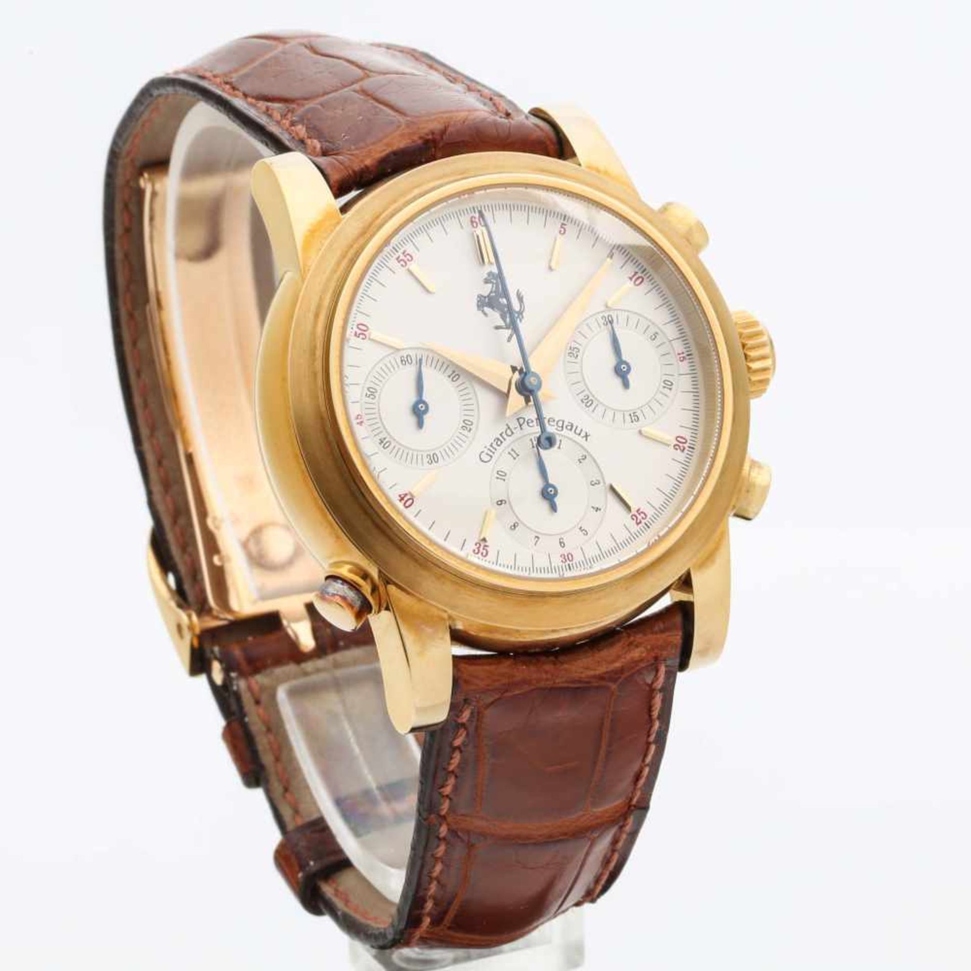 GIRARD PERREGAUX FERRARI CHRONOGRAPH RATTRAPANTE GOLD - Bild 3 aus 5