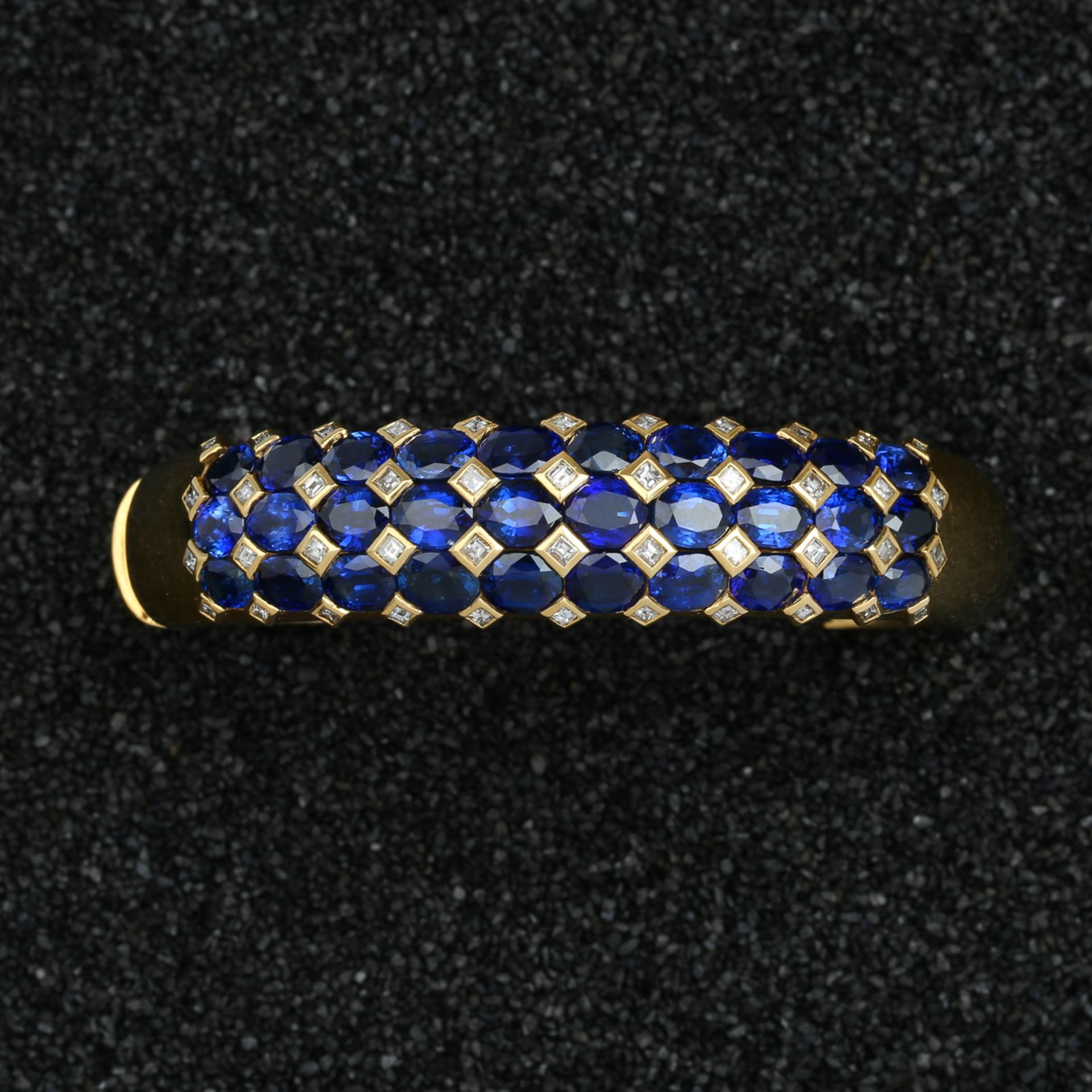 DIAMANT-SAPHIR-BRACELET, DAVID MORRIS - Bild 2 aus 4