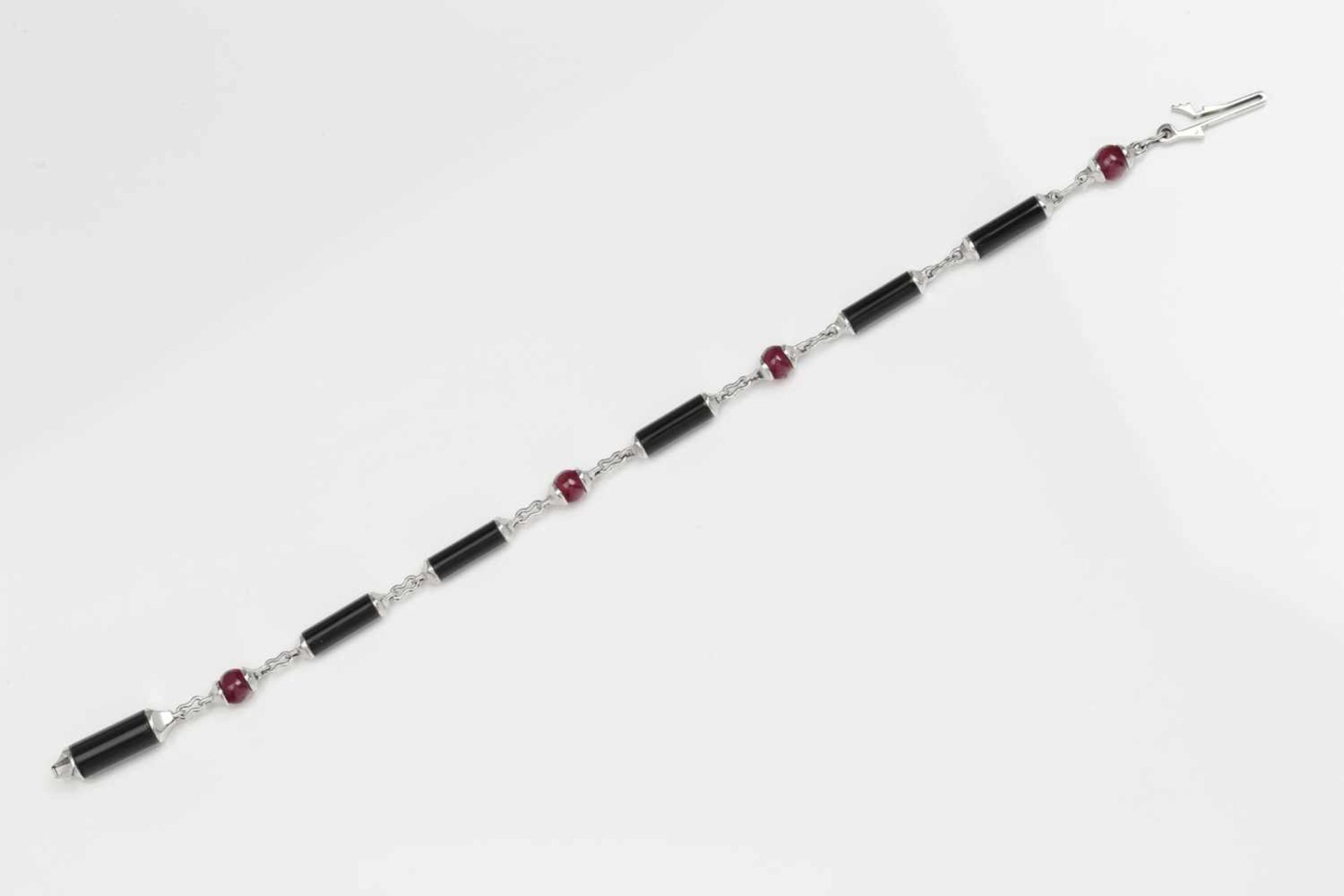 RUBIN-ONYX-BRACELET LE BAISER DU DRAGON, CARTIER - Bild 2 aus 3