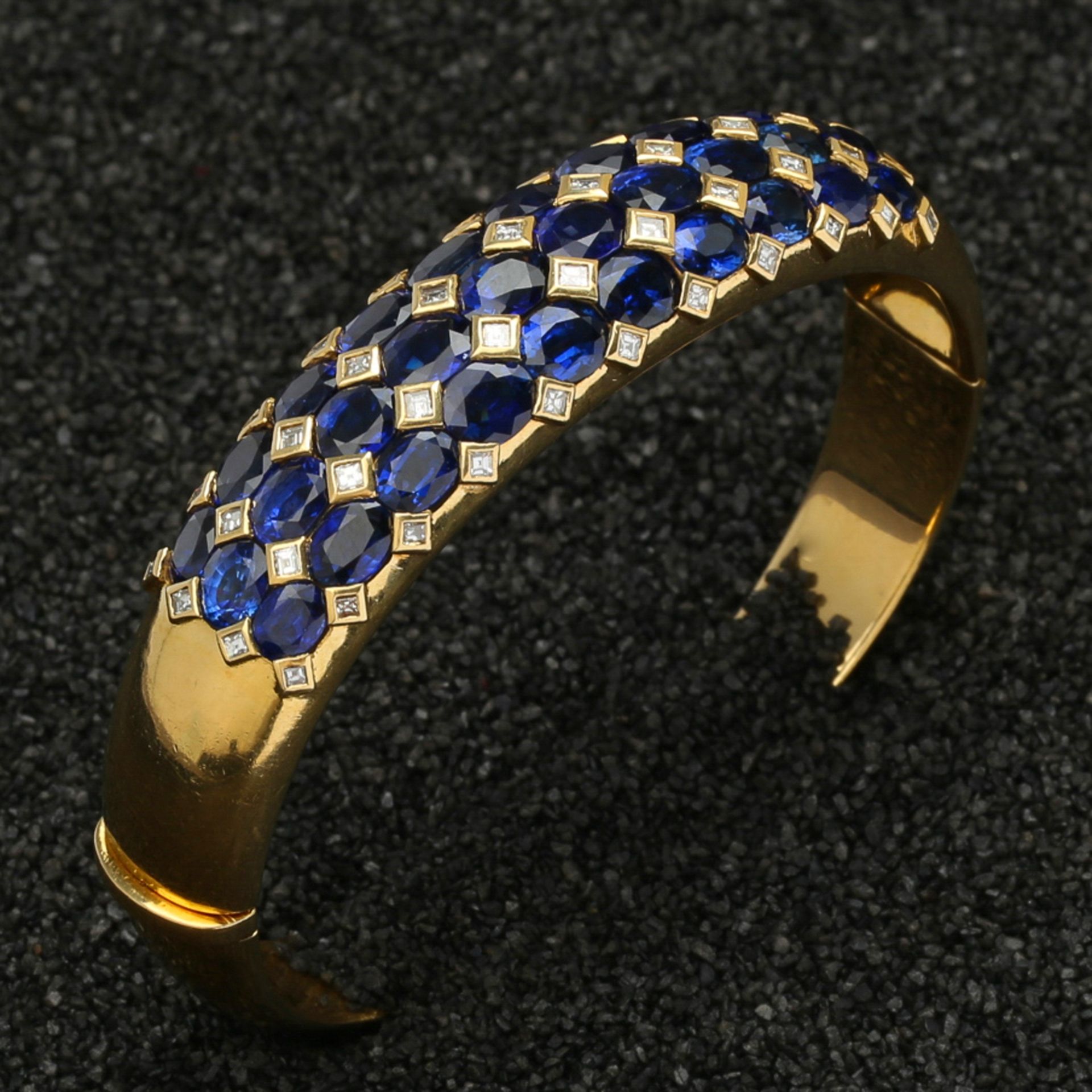 DIAMANT-SAPHIR-BRACELET, DAVID MORRIS