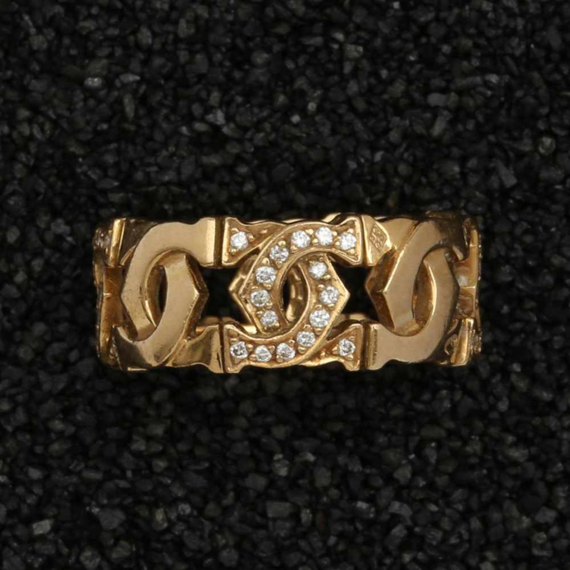 Diamant Ring, Double C, Cartier - Image 2 of 5