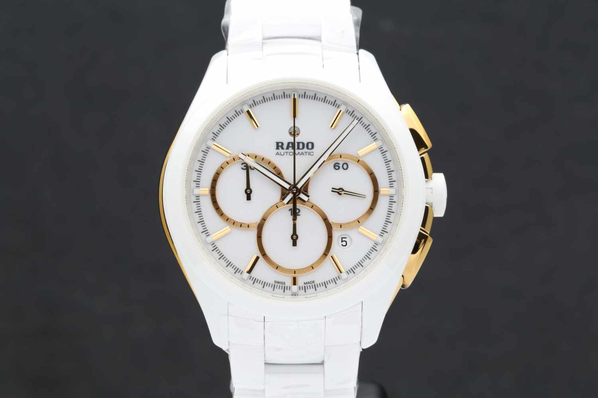 Rado Hyperchrome XXL Autom. Chronograph white R32037012