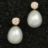 Südsee Perlen - Brillant - Ohrclips, Thomas Frieden