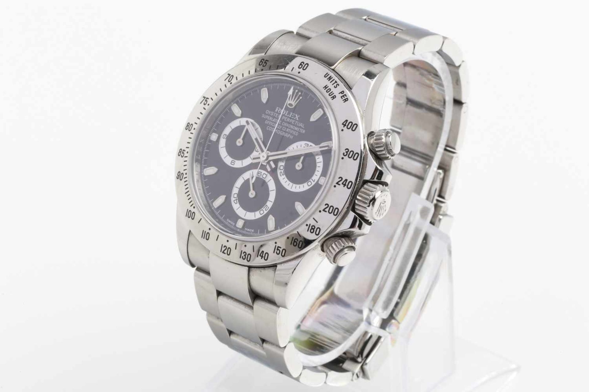 Rolex Daytona schwarzes Ziffernblatt - Image 2 of 4