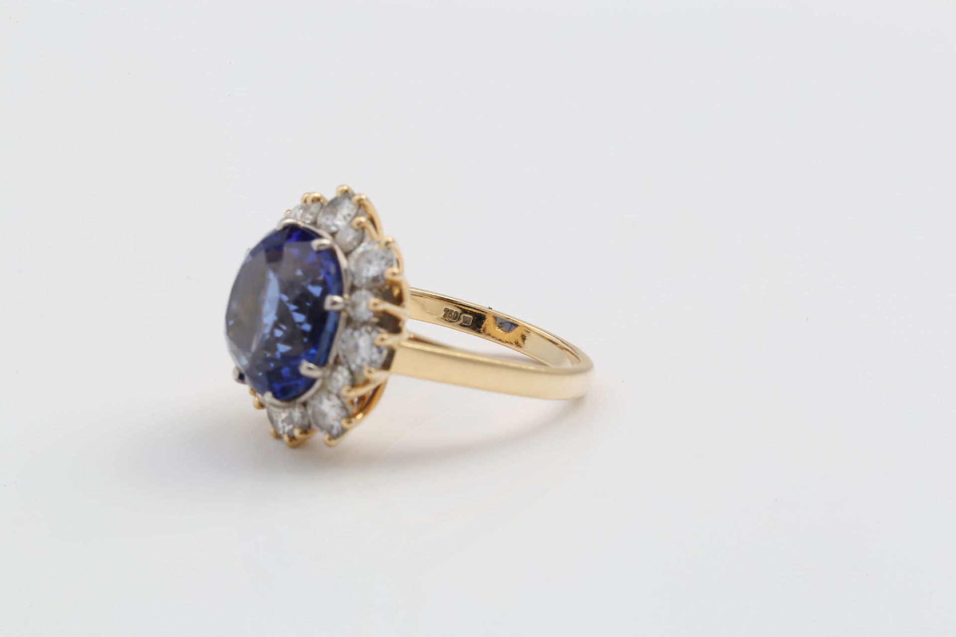 TANZANITE - DIAMOND - RING - Bild 5 aus 7