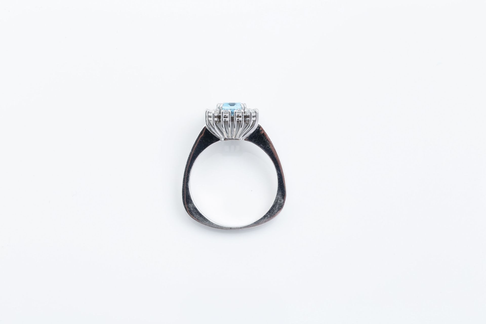 AQUAMARINE - DIAMOND - RING - Bild 6 aus 10