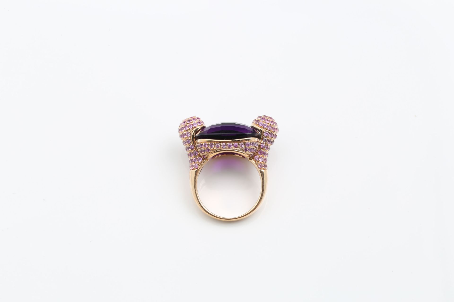 AMETHYST - PINK SAPPHIRE - RING - Image 7 of 8