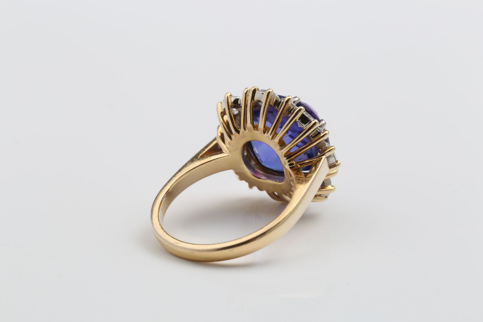 TANZANITE - DIAMOND - RING - Bild 6 aus 7