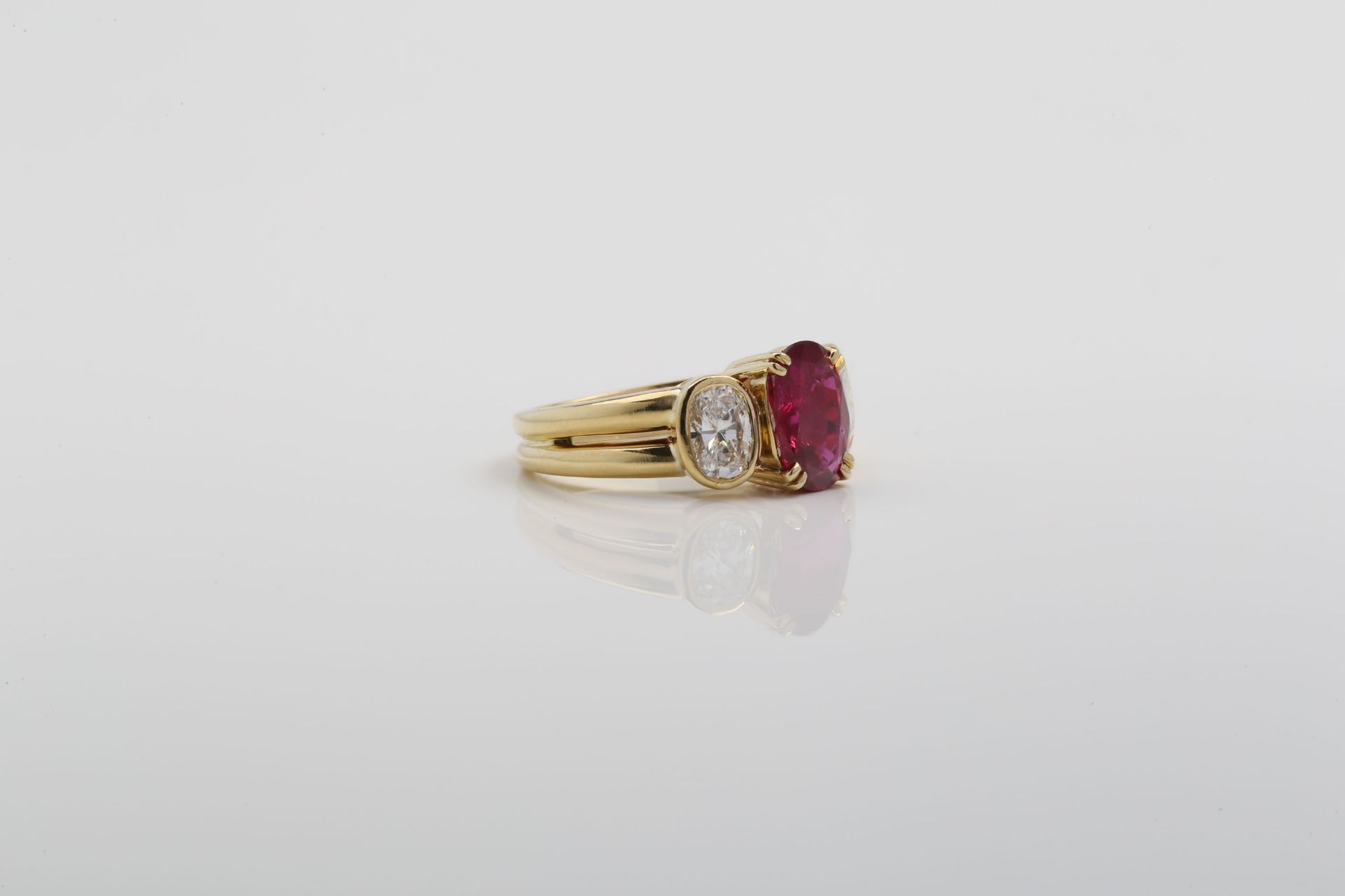 RUBY - DIAMOND - RING - Bild 4 aus 6