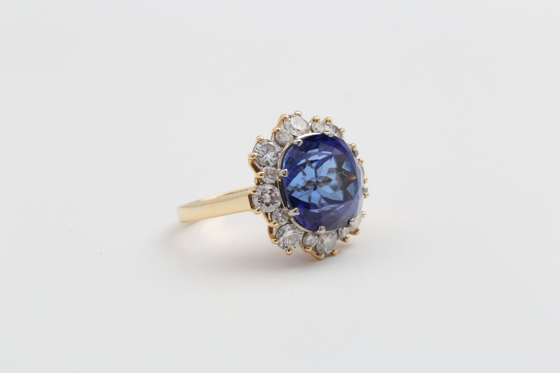 TANZANITE - DIAMOND - RING - Bild 4 aus 7