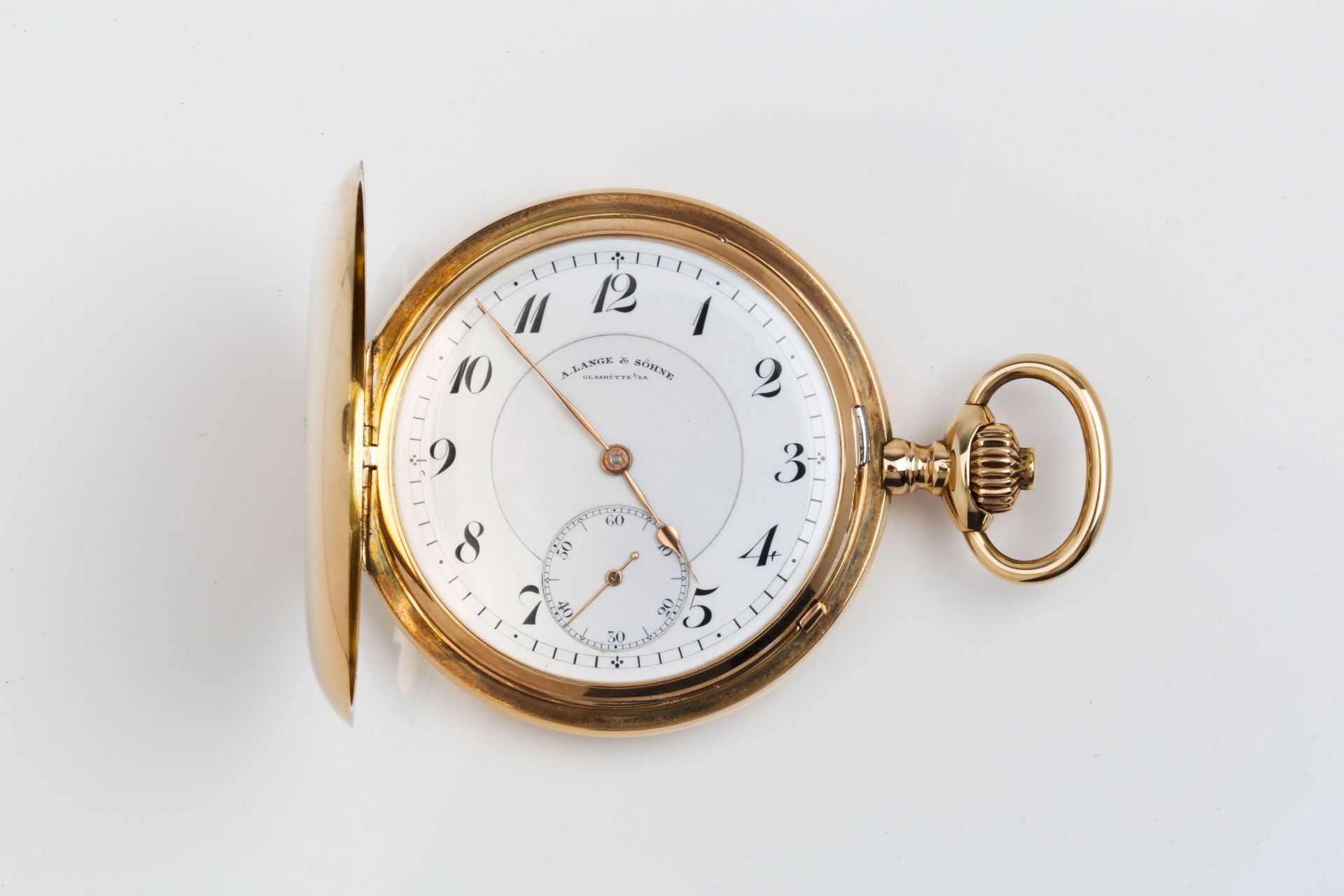 LANGE & SOEHNE POCKET WATCH WITH SIGNET - Bild 2 aus 10