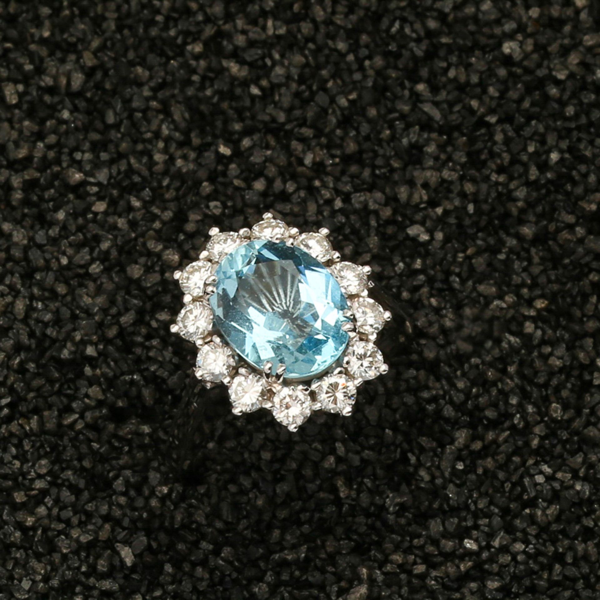 AQAUAMARINE - DIAMOND - RING - Bild 9 aus 9