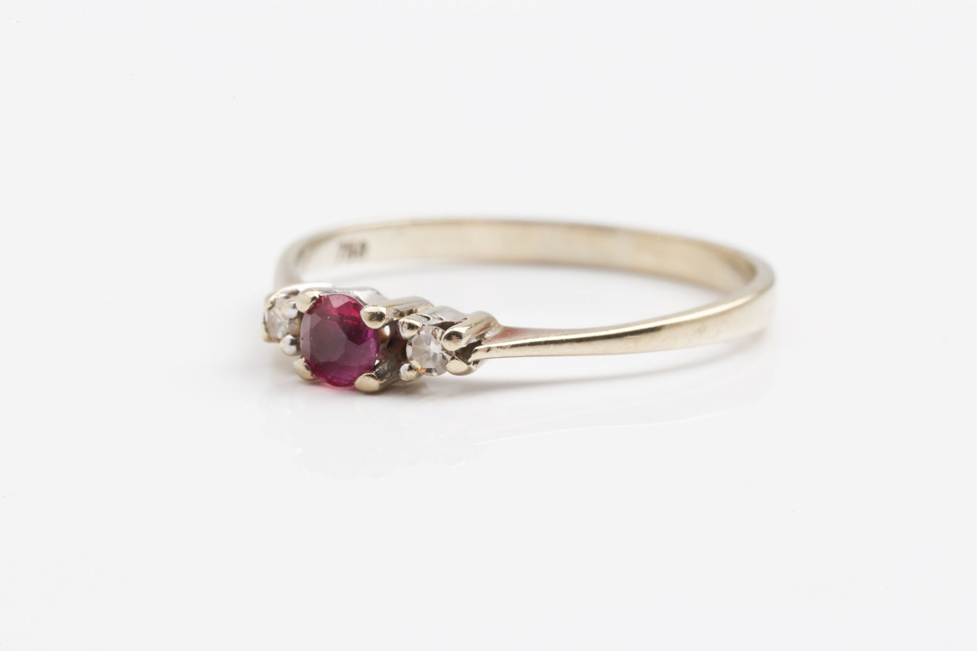 RUBY - DIAMOND - RING - Bild 3 aus 6