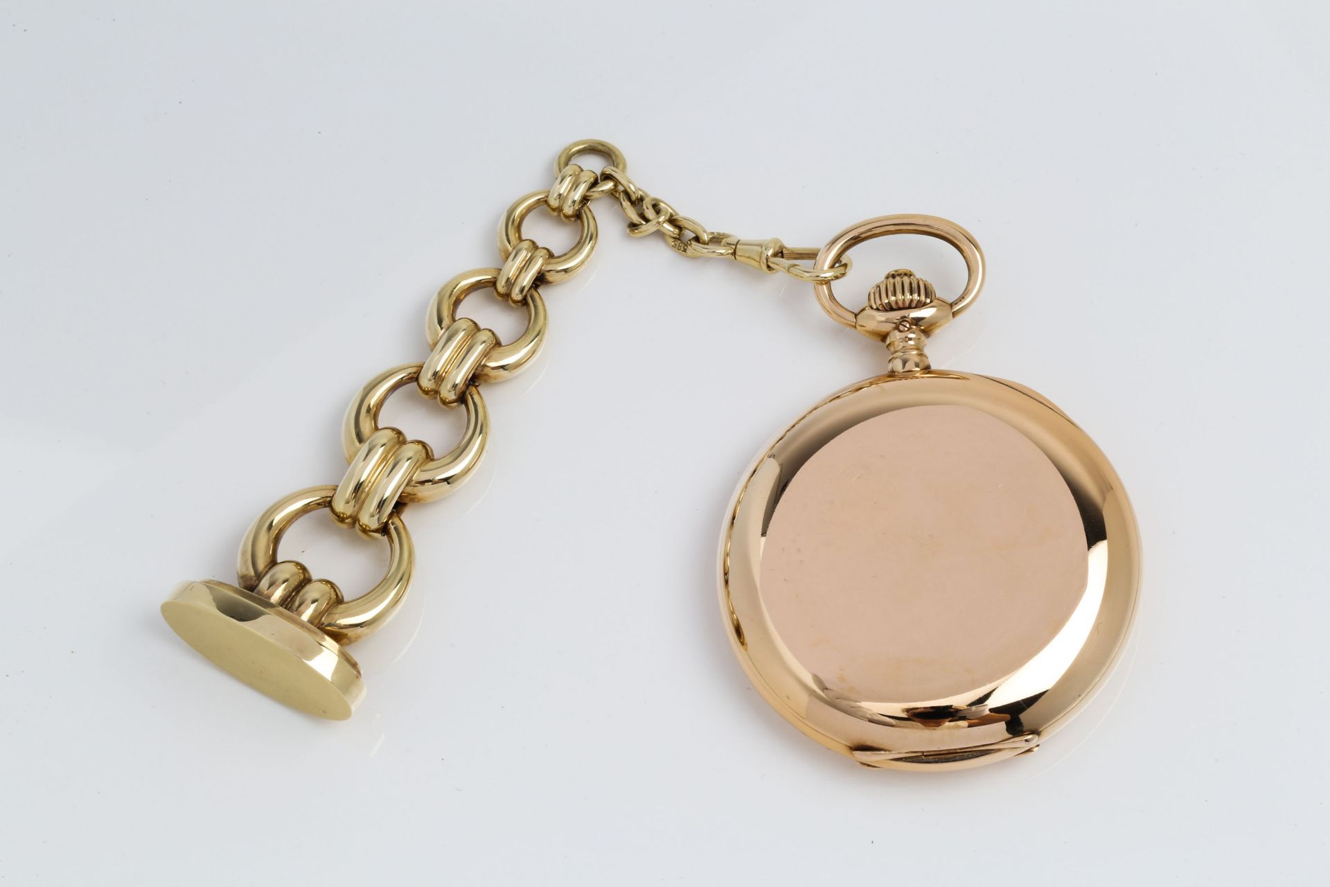 LANGE & SOEHNE POCKET WATCH WITH SIGNET - Bild 8 aus 10