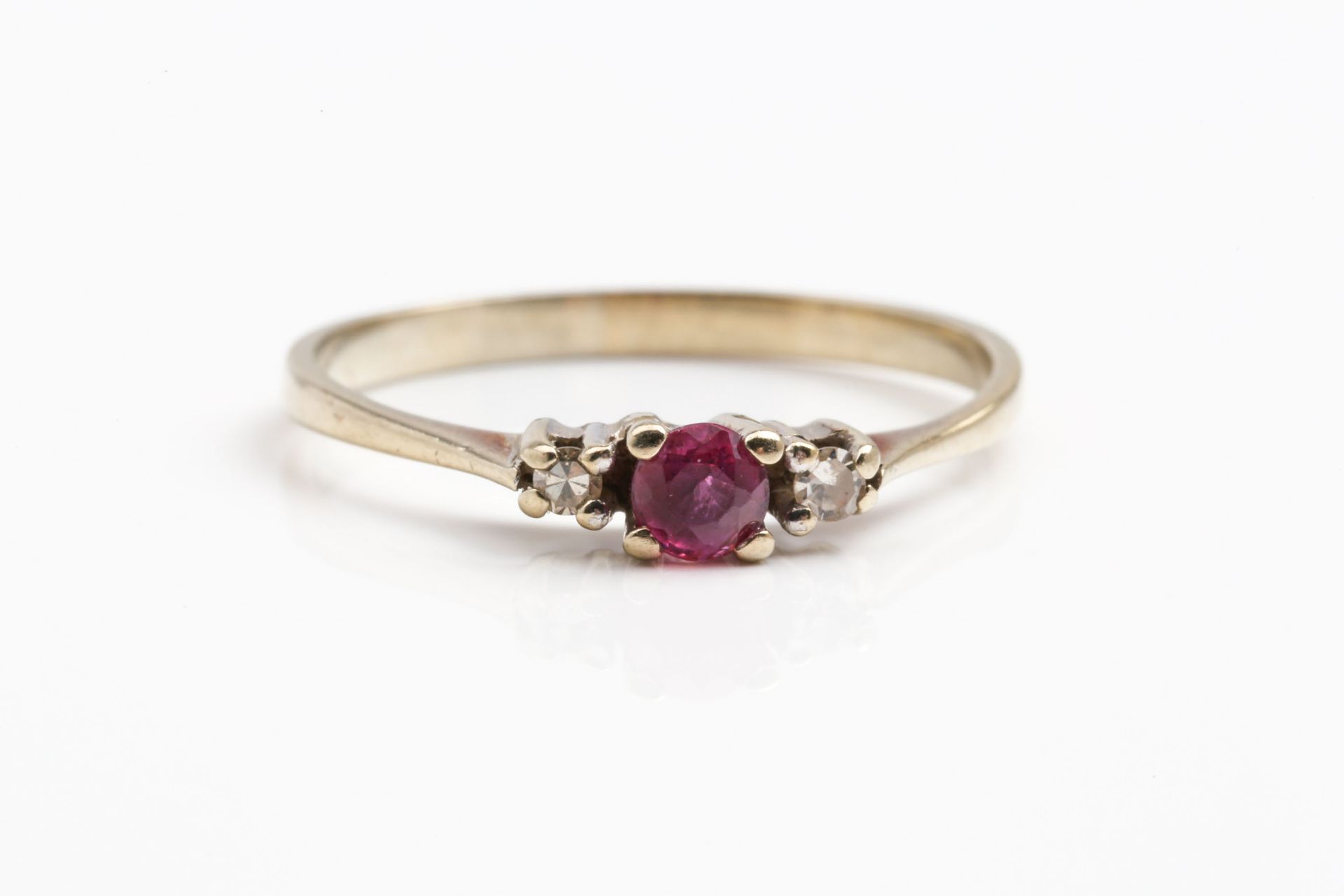 RUBY - DIAMOND - RING - Bild 2 aus 6