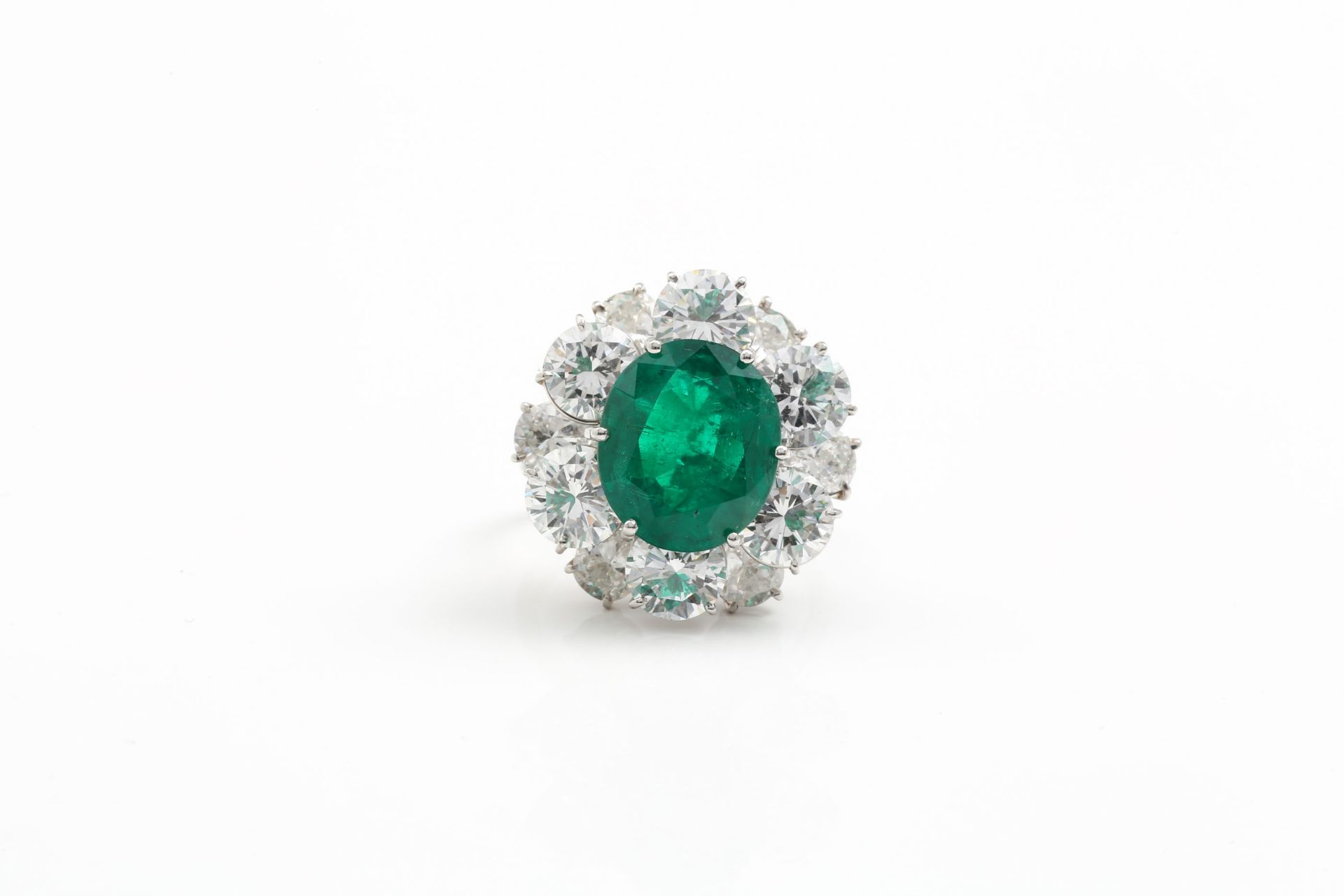 EMERALD - DIAMOND - RING, FURST - Bild 3 aus 8