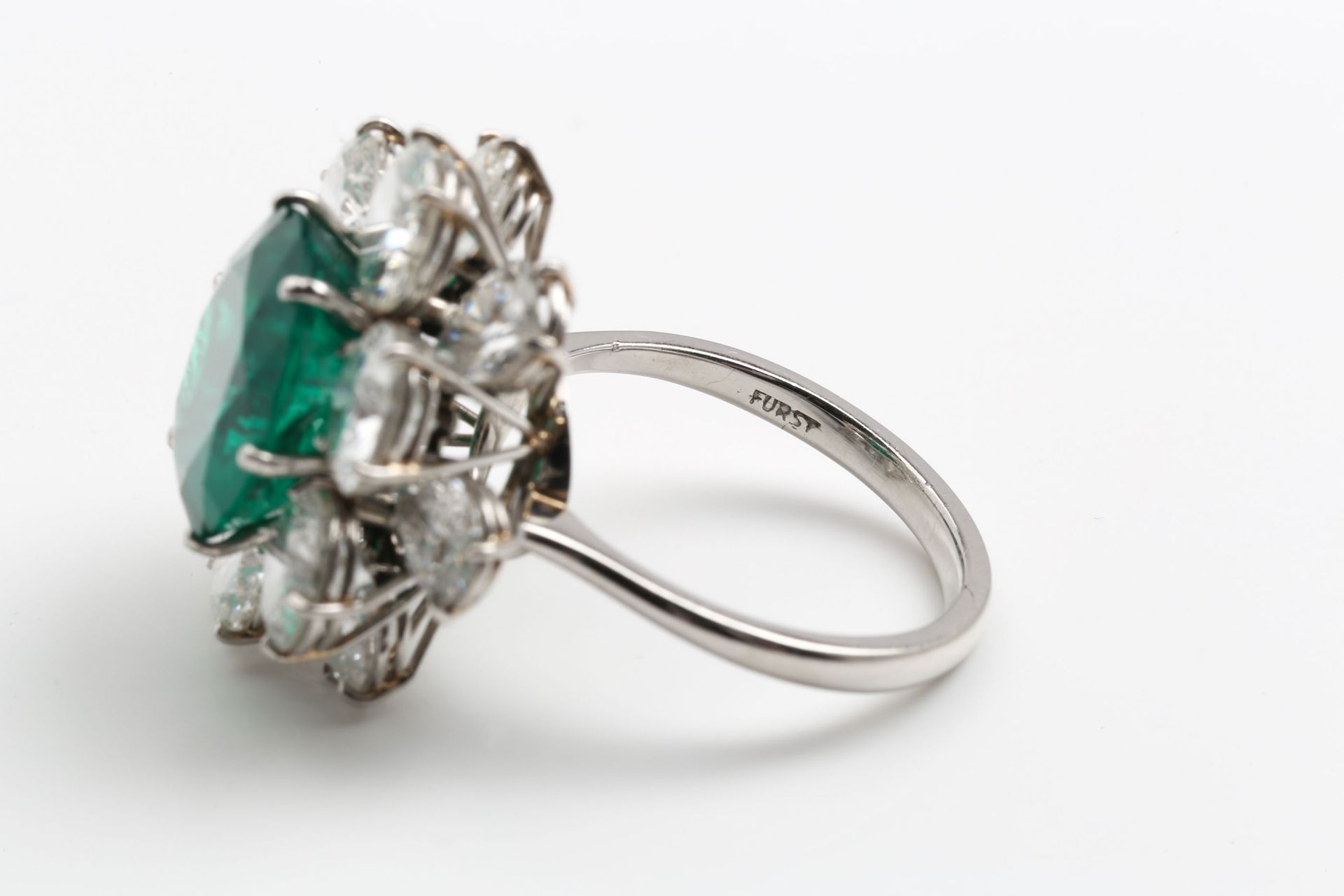 EMERALD - DIAMOND - RING, FURST - Bild 6 aus 8