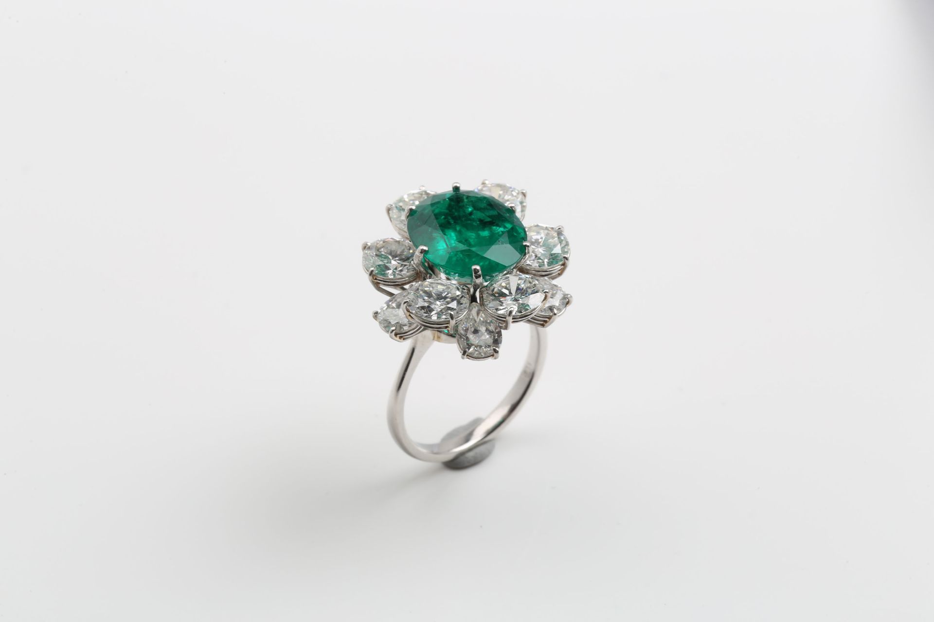 EMERALD - DIAMOND - RING, FURST - Bild 8 aus 8