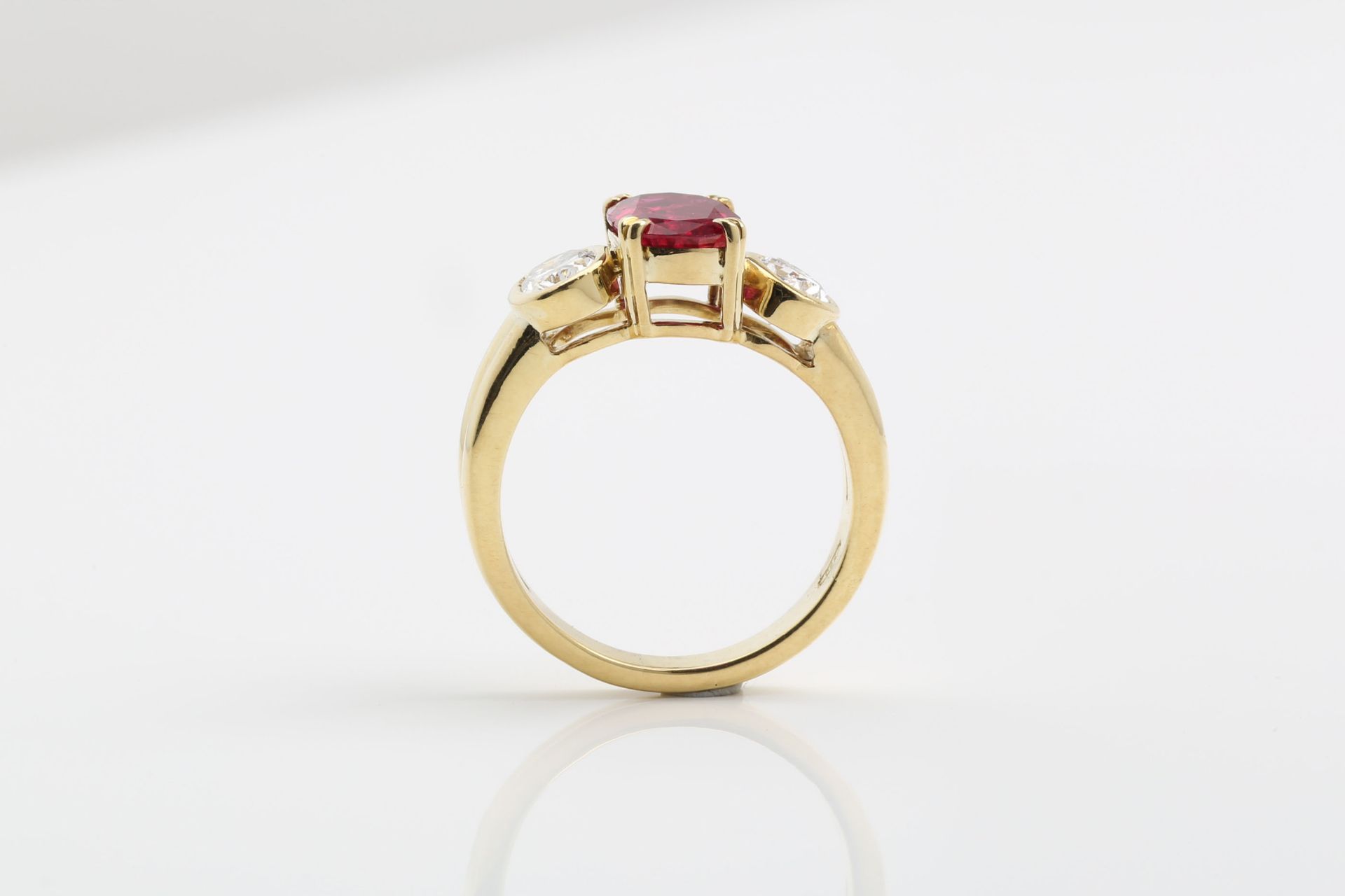 RUBY - DIAMOND - RING - Bild 6 aus 6