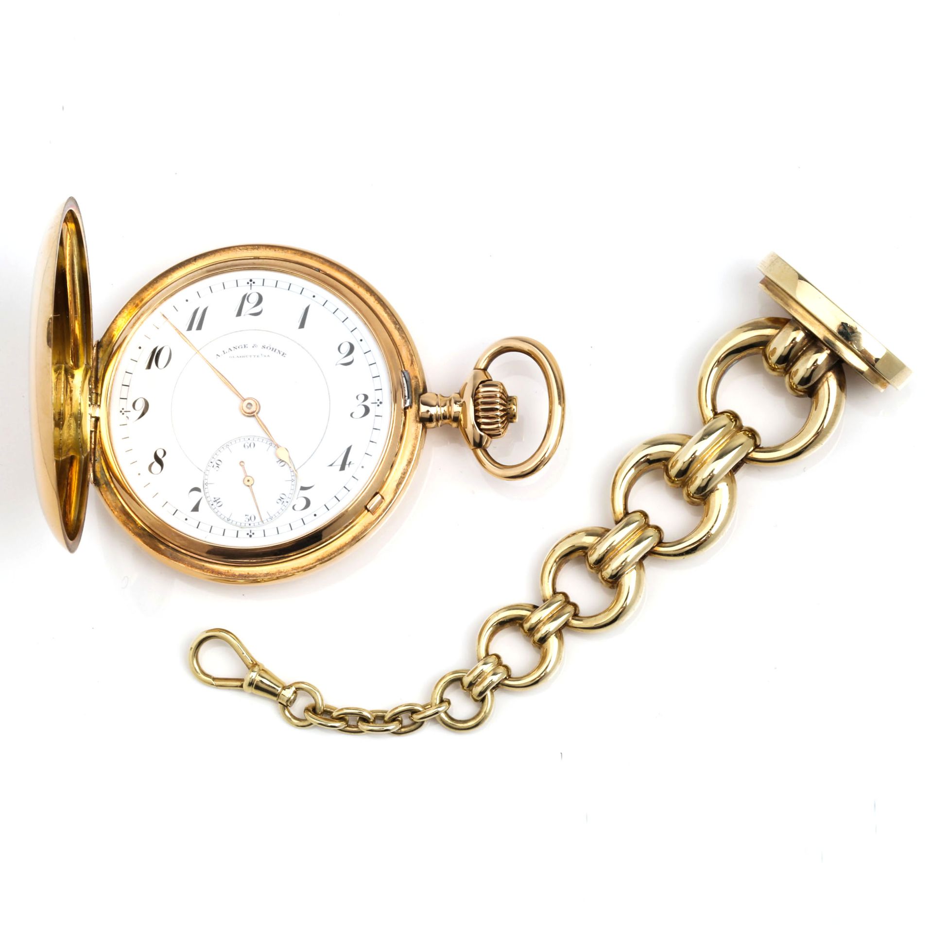 LANGE & SOEHNE POCKET WATCH WITH SIGNET