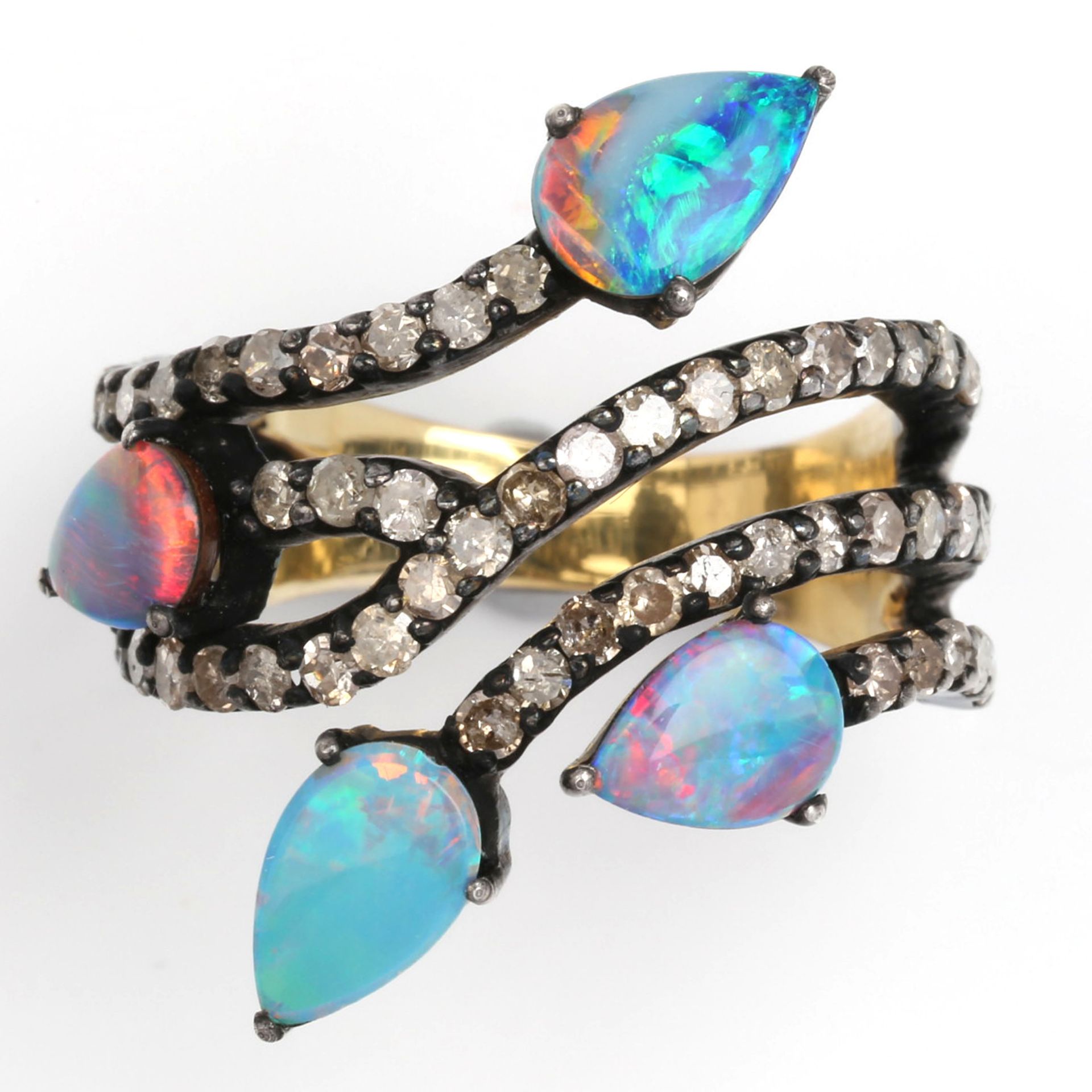 OPAL - DIAMOND - RING